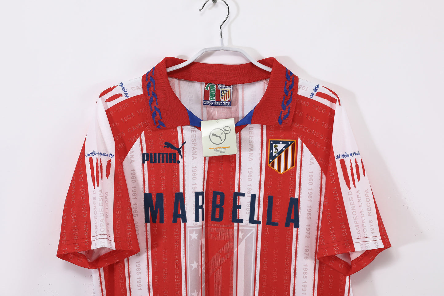 Atletico Madrid 1995/96 Home Jersey Retro Kit