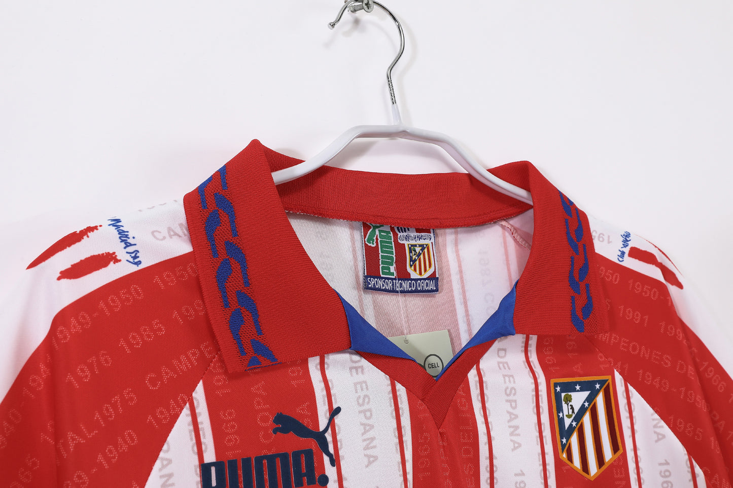 Atletico Madrid 1995/96 Home Jersey Retro Kit