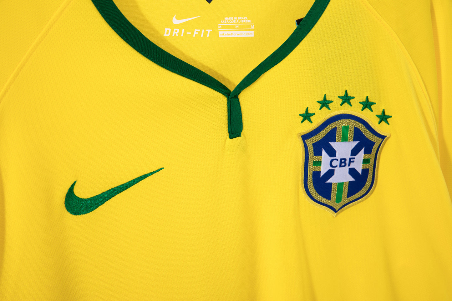 Brazil 2014 Home Kit World Cup Retro Adult Shirt