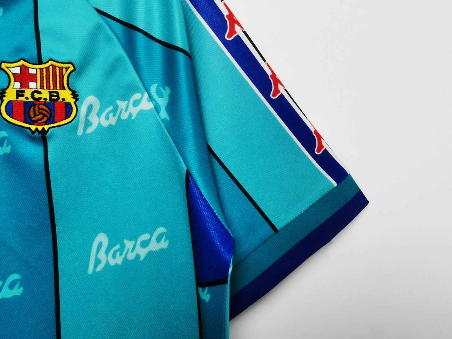 1996/97 season Barcelona away shirt retro soccer jersey