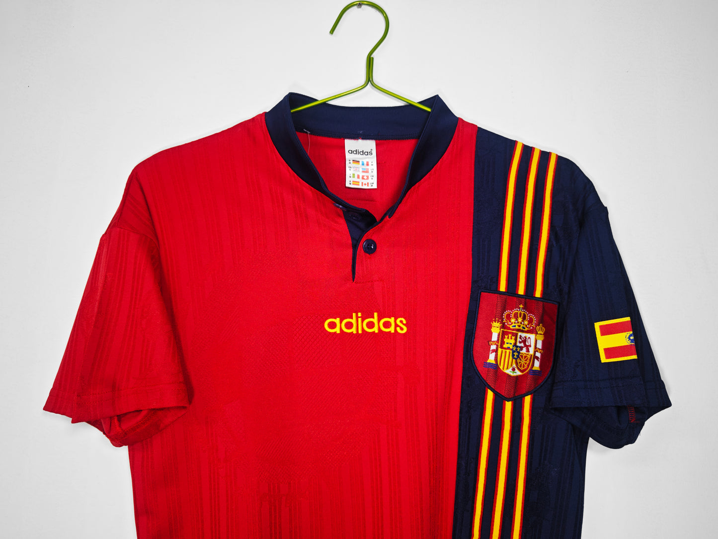 Retro 1996 Spain Home Kit Adult Jersey