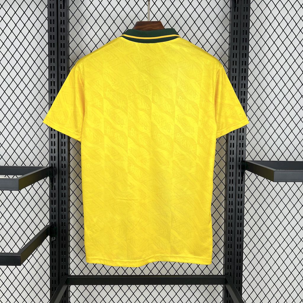 Retro 1991/93 Home Brazil Jersey