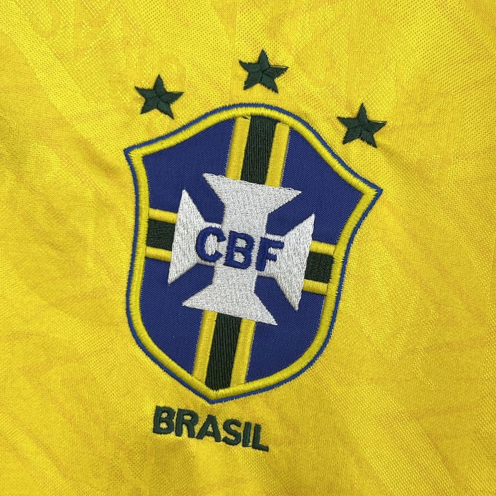 Retro 1991/93 Home Brazil Jersey