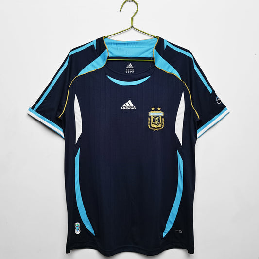 2006 Argentina Away shirt retro soccer jersey