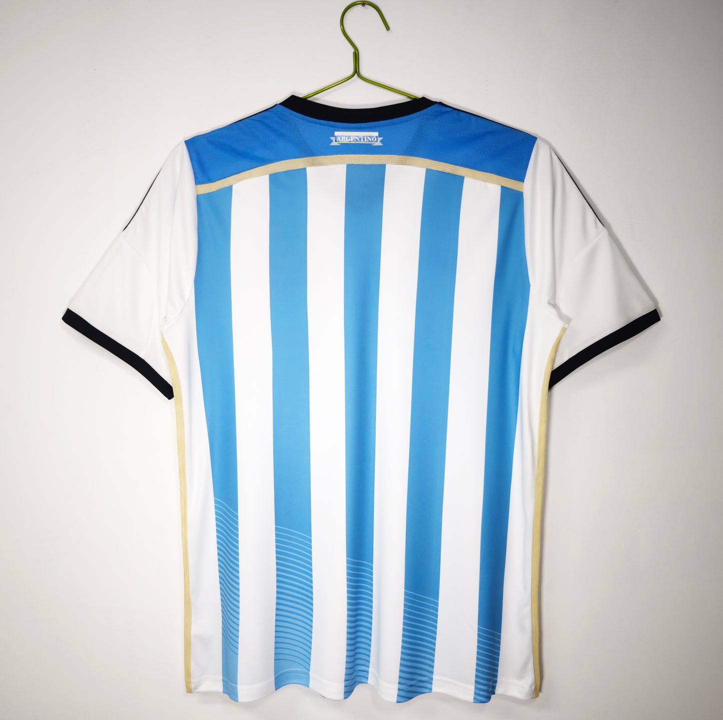 Retro 2014 Argentina Home Kit Soccer Jersey