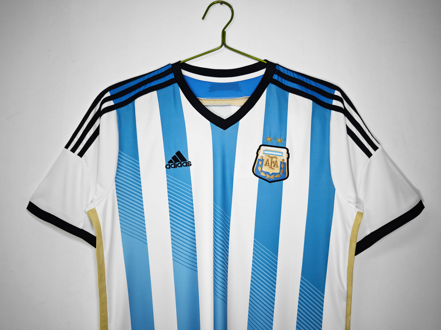 Retro 2014 Argentina Home Kit Soccer Jersey
