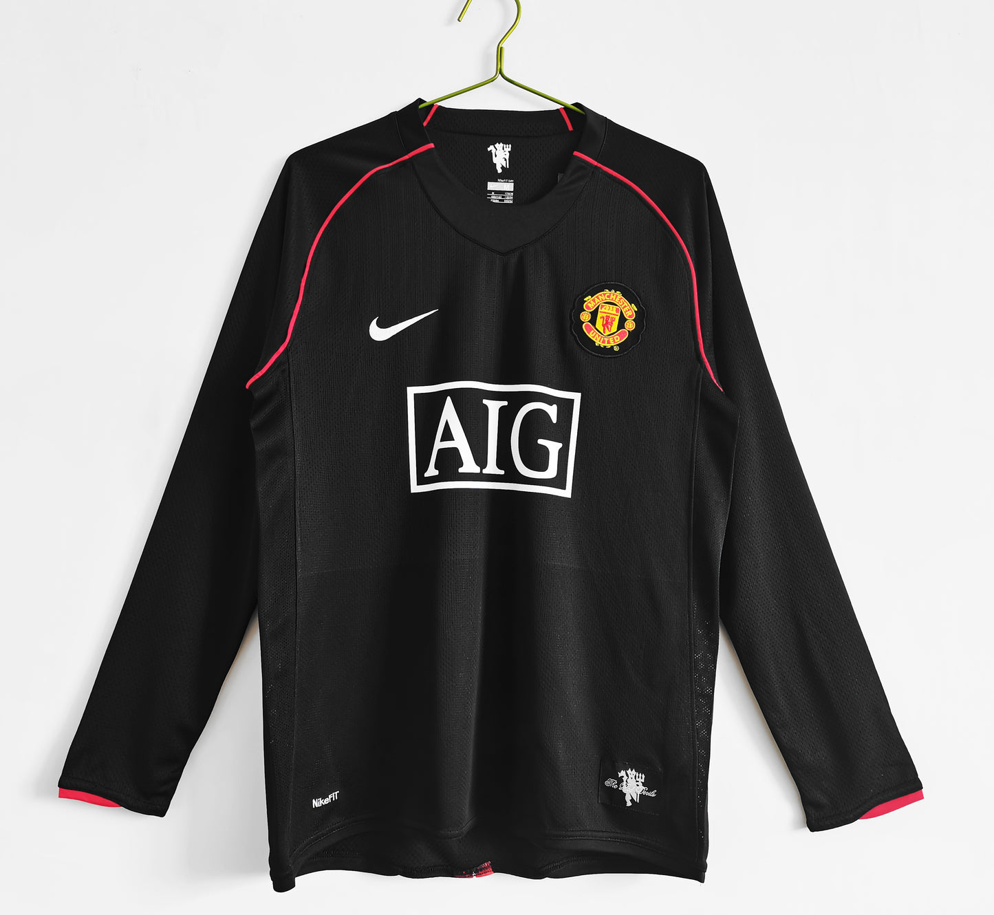 Retro 2007/08 Man United Away Kit Long Sleeve Adult