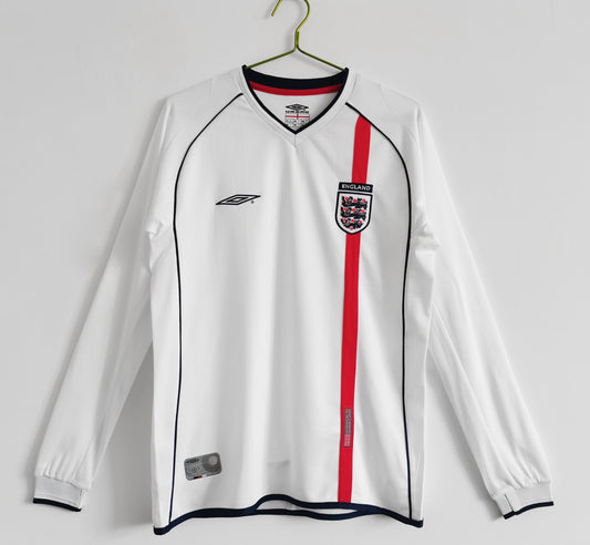 England 2002 World Cup Home Kit Adult Long Sleeve