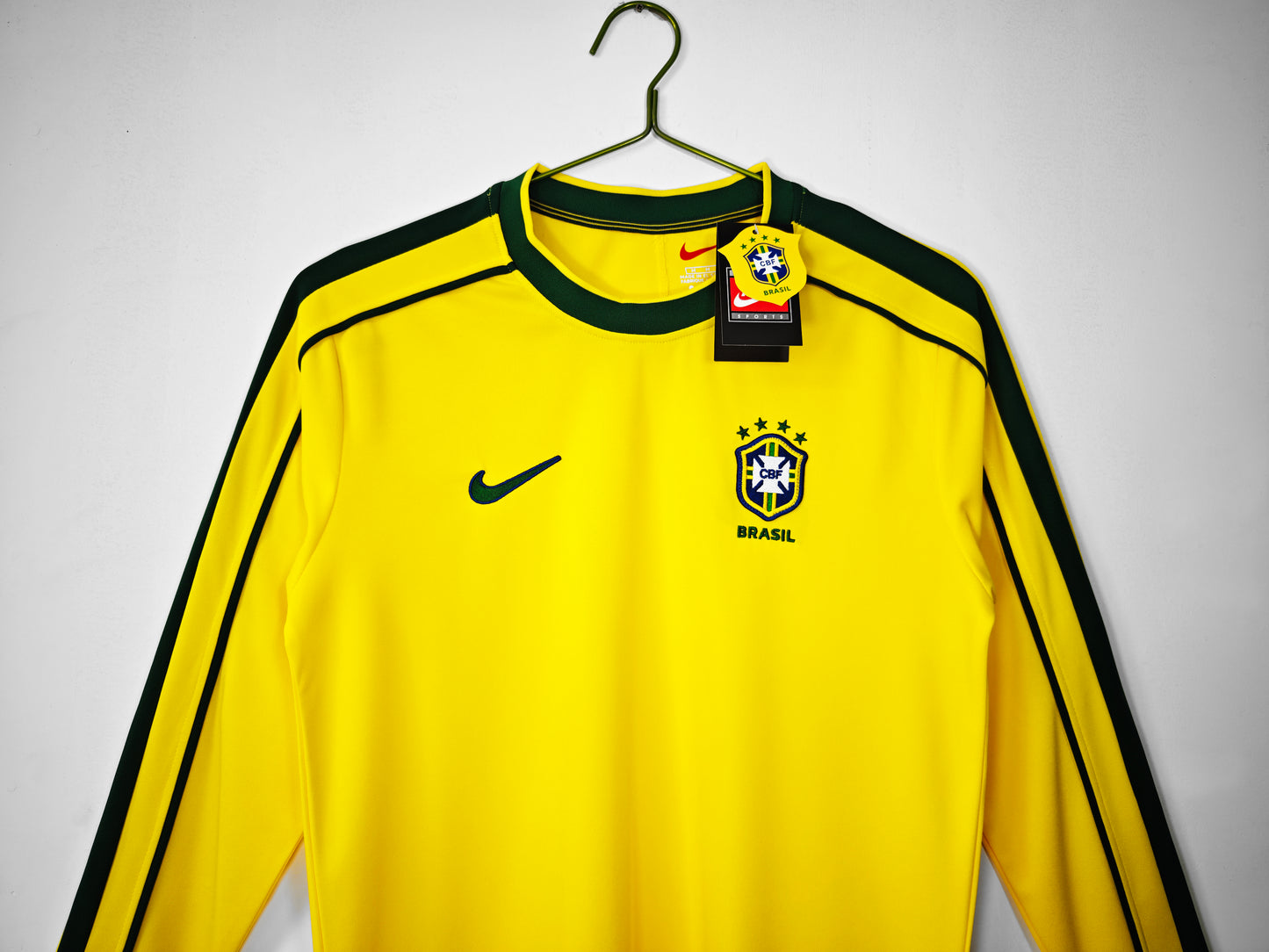 Retro 1998 Season Brazil Home Kit Adult