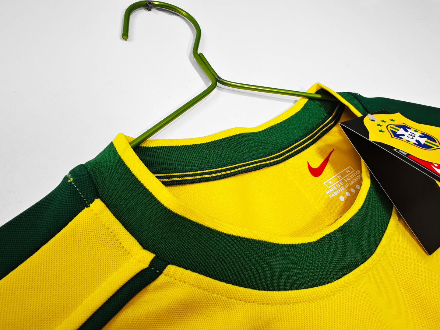 Retro 1998 Season Brazil Home Kit Adult