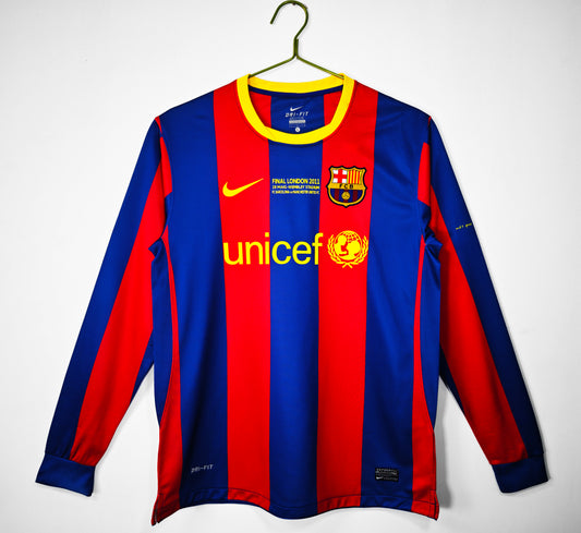 Retro 2010/11 Barcelona At Home Kit Adult