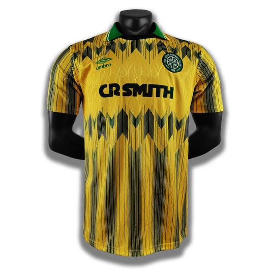 Retro 1992/93 Celtic Yellow Jersey Adult