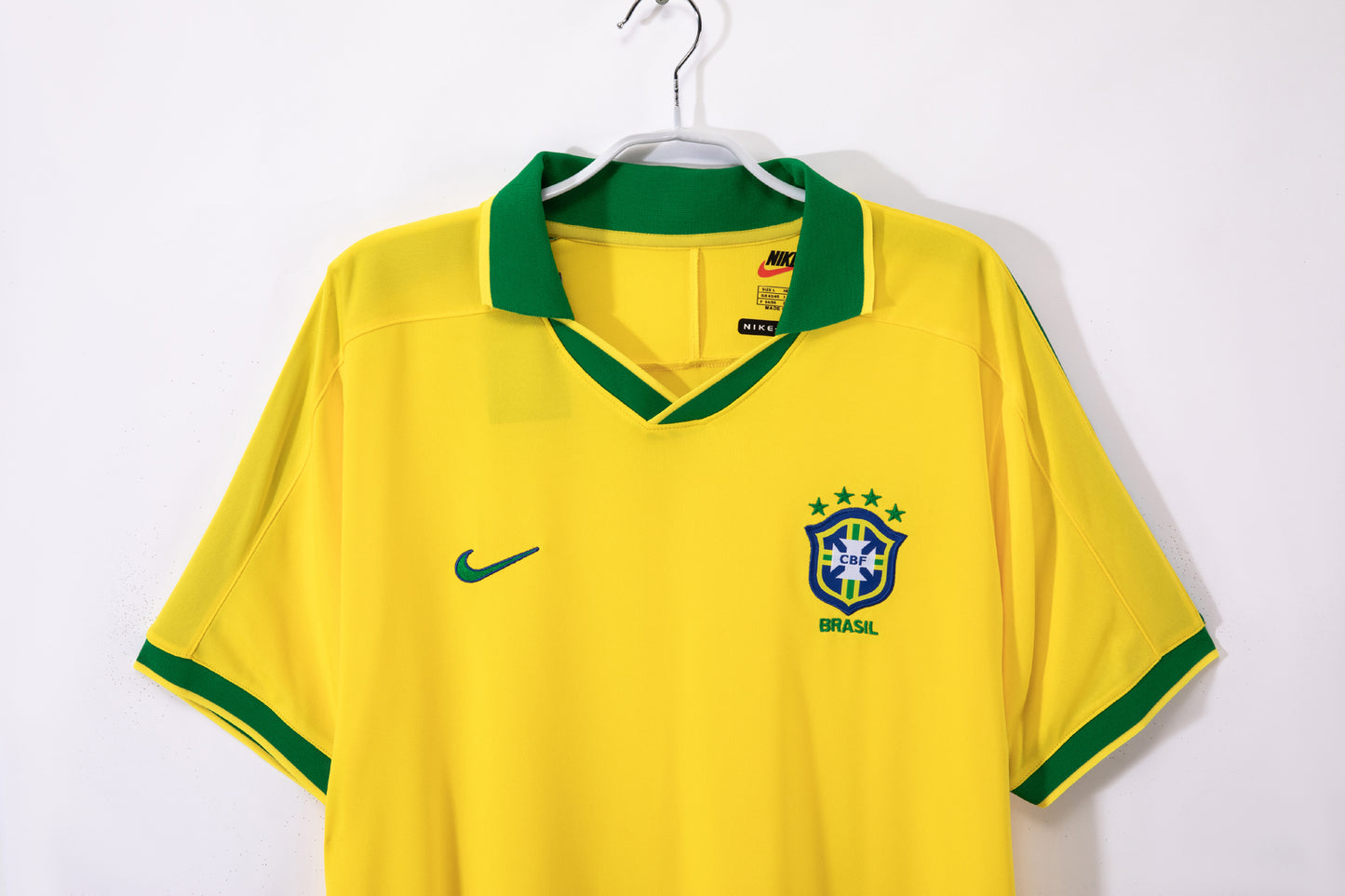 Brazil 1997 Home Kit Retro Adult Football Shirt