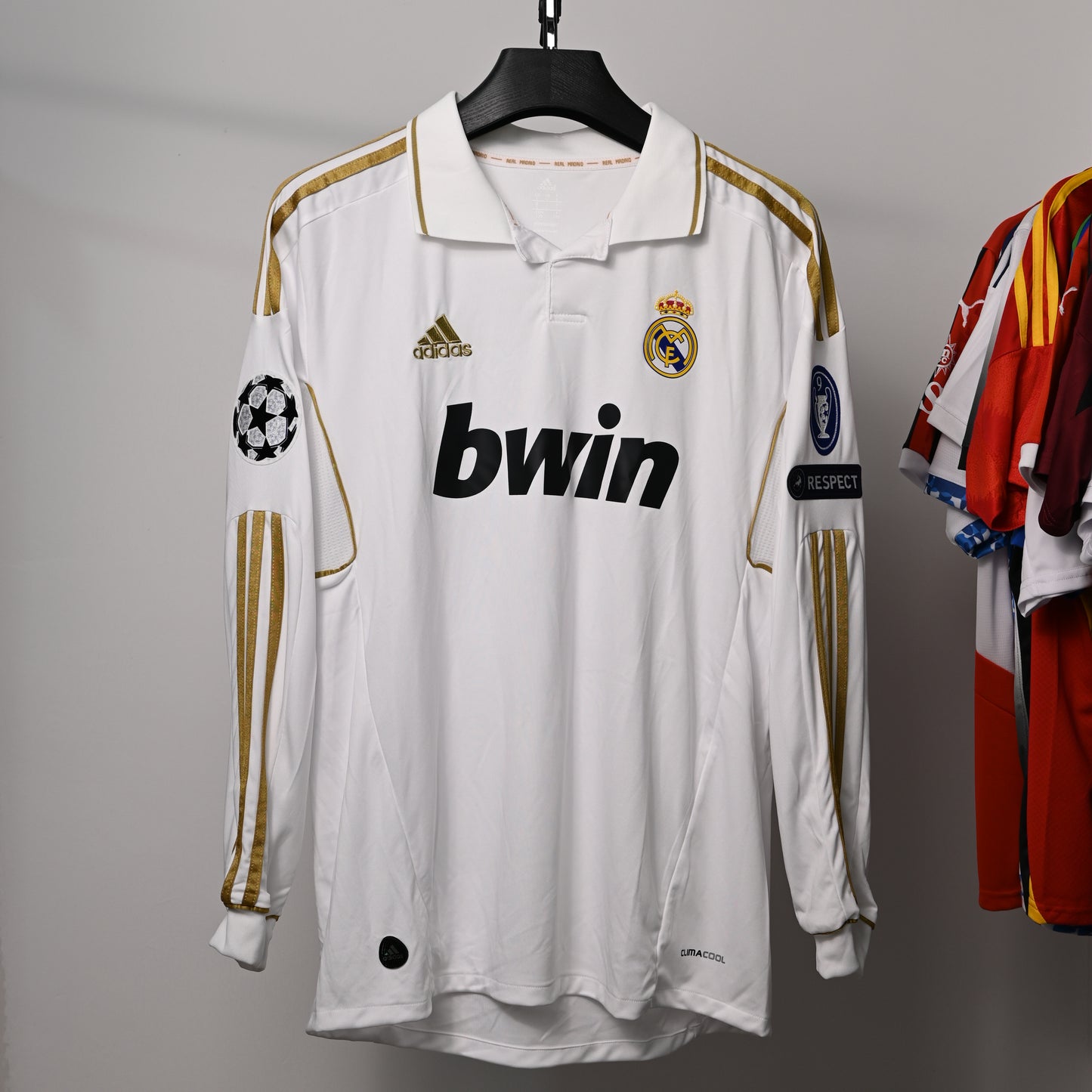 Real Madrid Retro 2011/12 Home kit Long Sleeve RONALDO#7 UCL