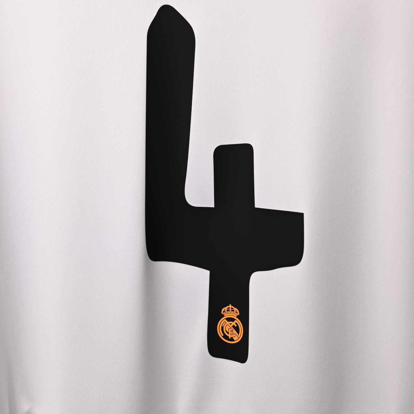 Real Madrid Retro 2013/14 Home Kit Long Sleeve SERGIO RAMOS#4 UCL
