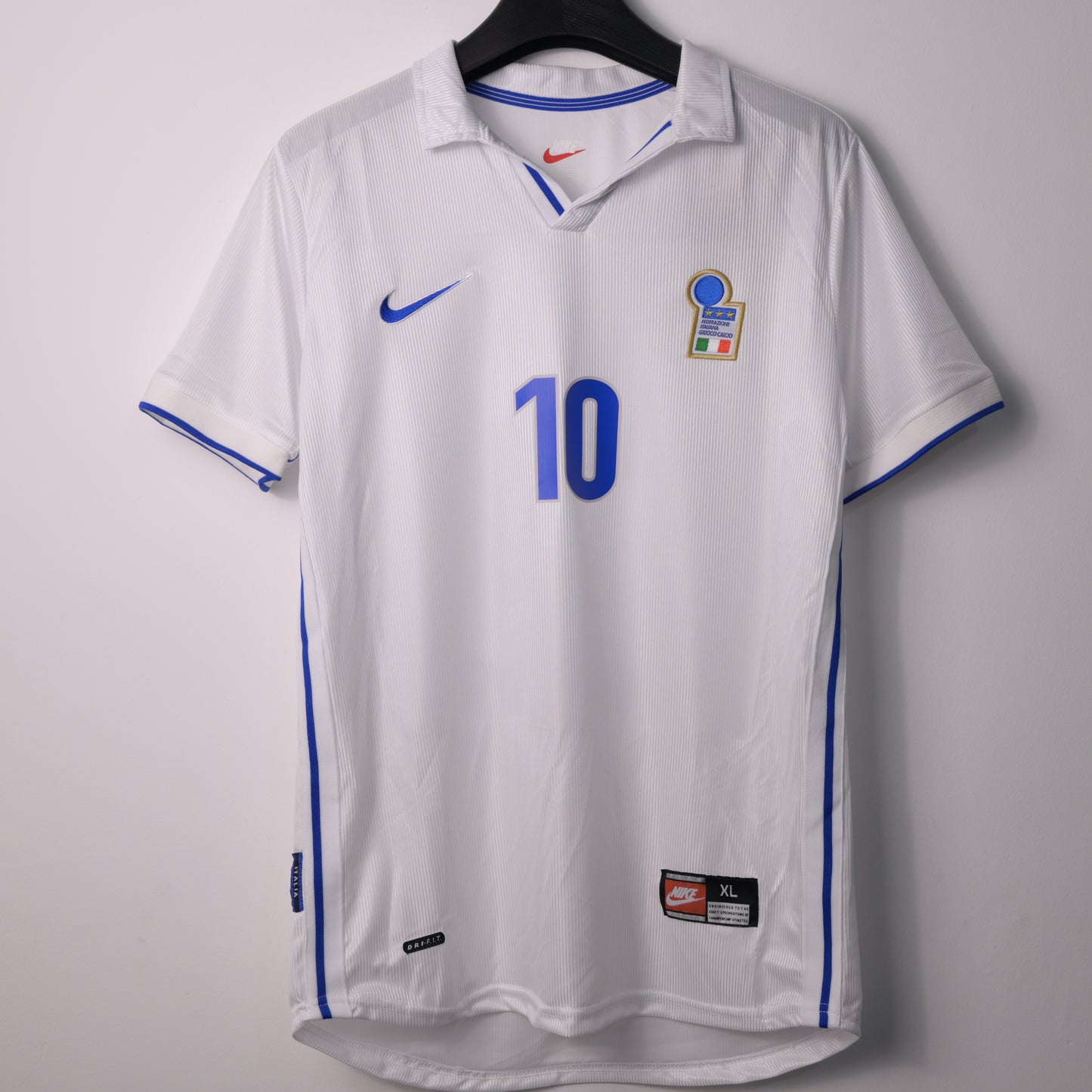 Retro 1998 Italy Away Kit TOTTI 10 Adult Football Shirt