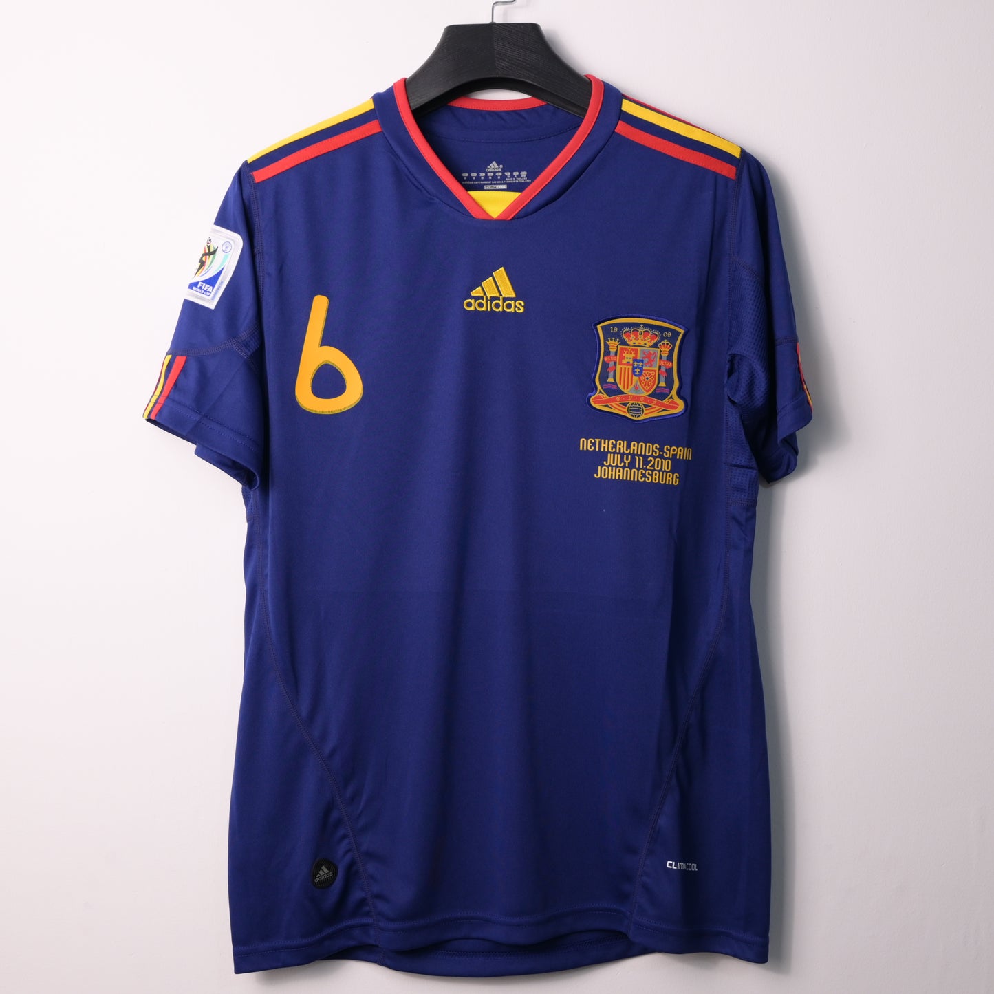 Retro 2010 Spain Away Jersey A.INIESTA 6