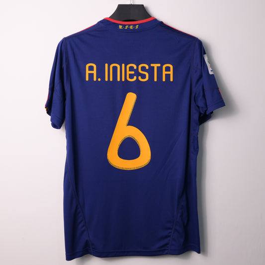 Retro 2010 Spain Away Jersey A.INIESTA 6