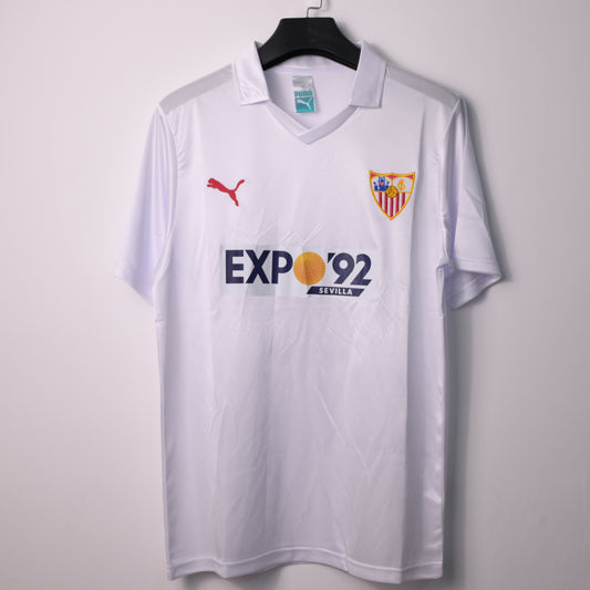 Retro 1991/92 Sevilla Home Jersey Adult