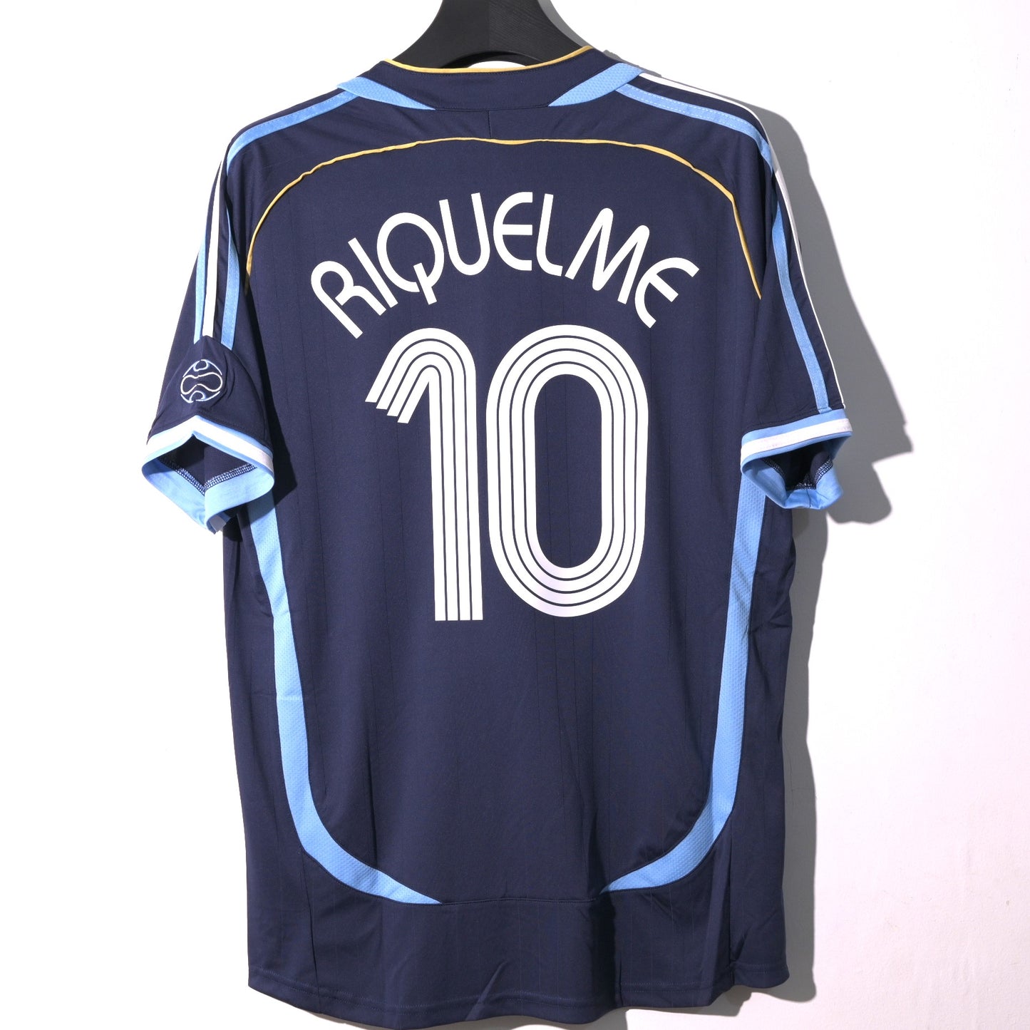 2006 Argentina Away Kit Retro RIQUELME Jersey