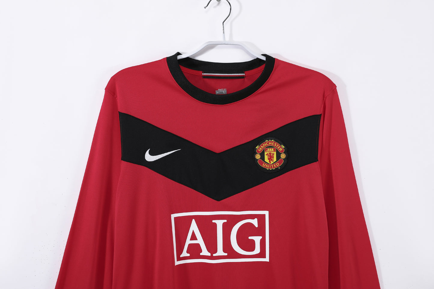 Retro 2010 Man United Home Jersey Long Sleeve