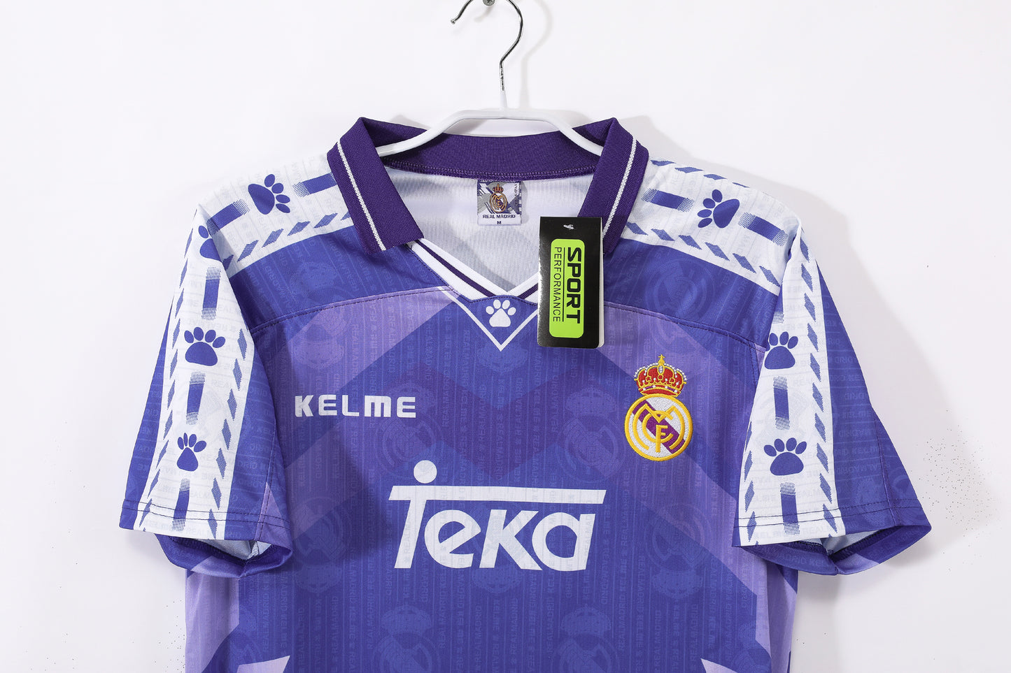 Real Madrid 1996/97 Away Jersey Retro Kit