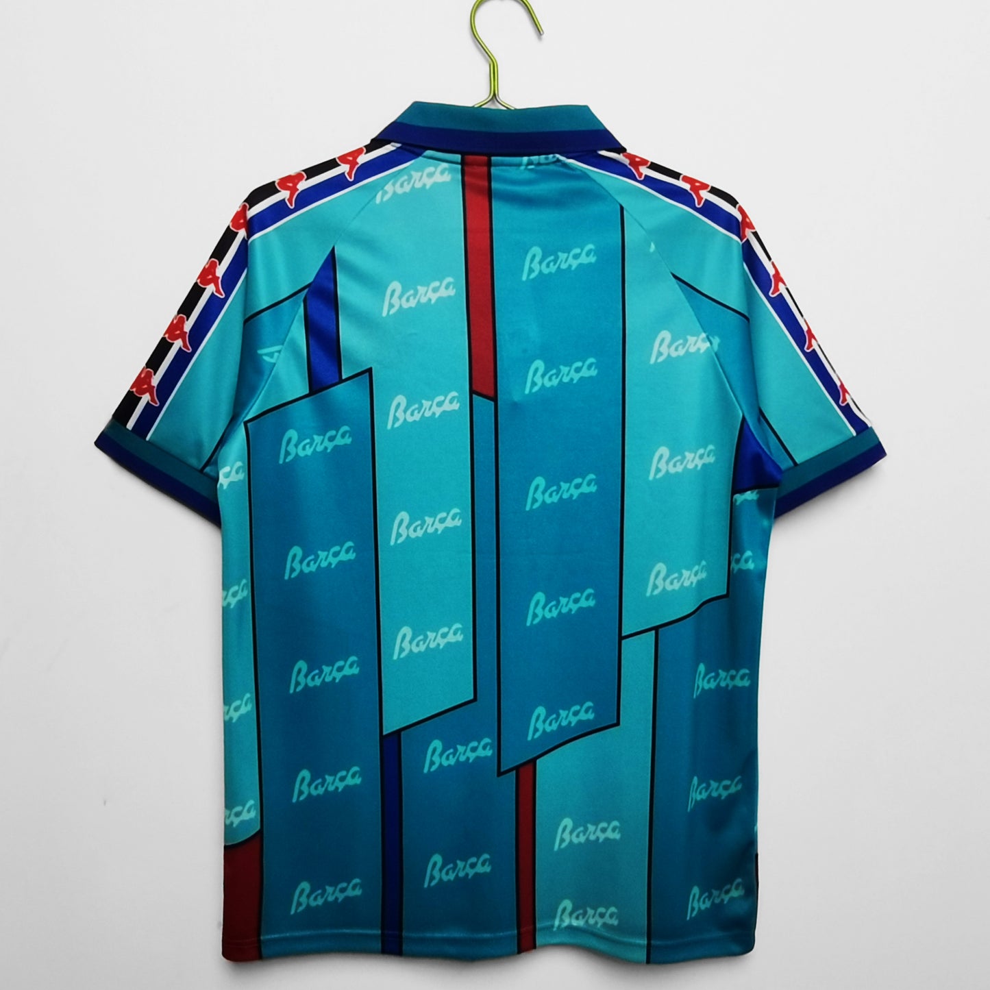 1996/97 season Barcelona away shirt retro soccer jersey