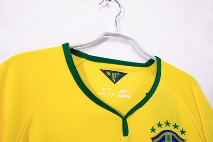 Brazil 2014 Home Kit World Cup Retro Adult Shirt