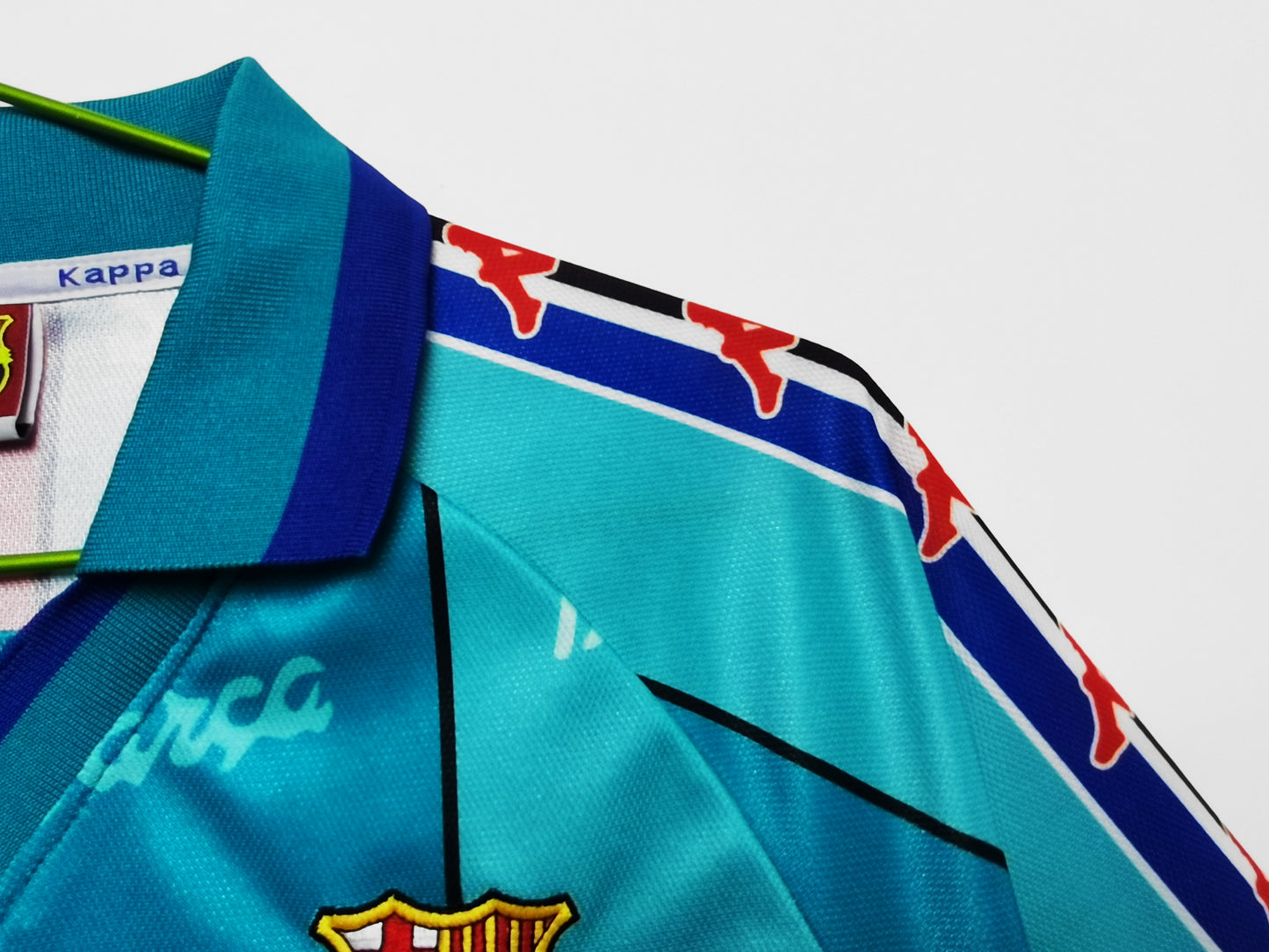 1996/97 season Barcelona away shirt retro soccer jersey
