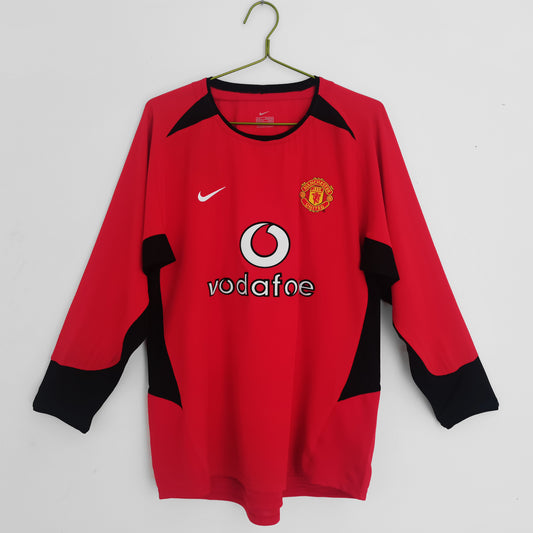 Retro 2002/04 Man United At Home Kit Adult
