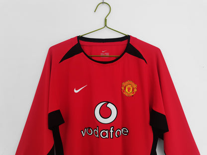 Retro 2002/04 Man United At Home Kit Adult