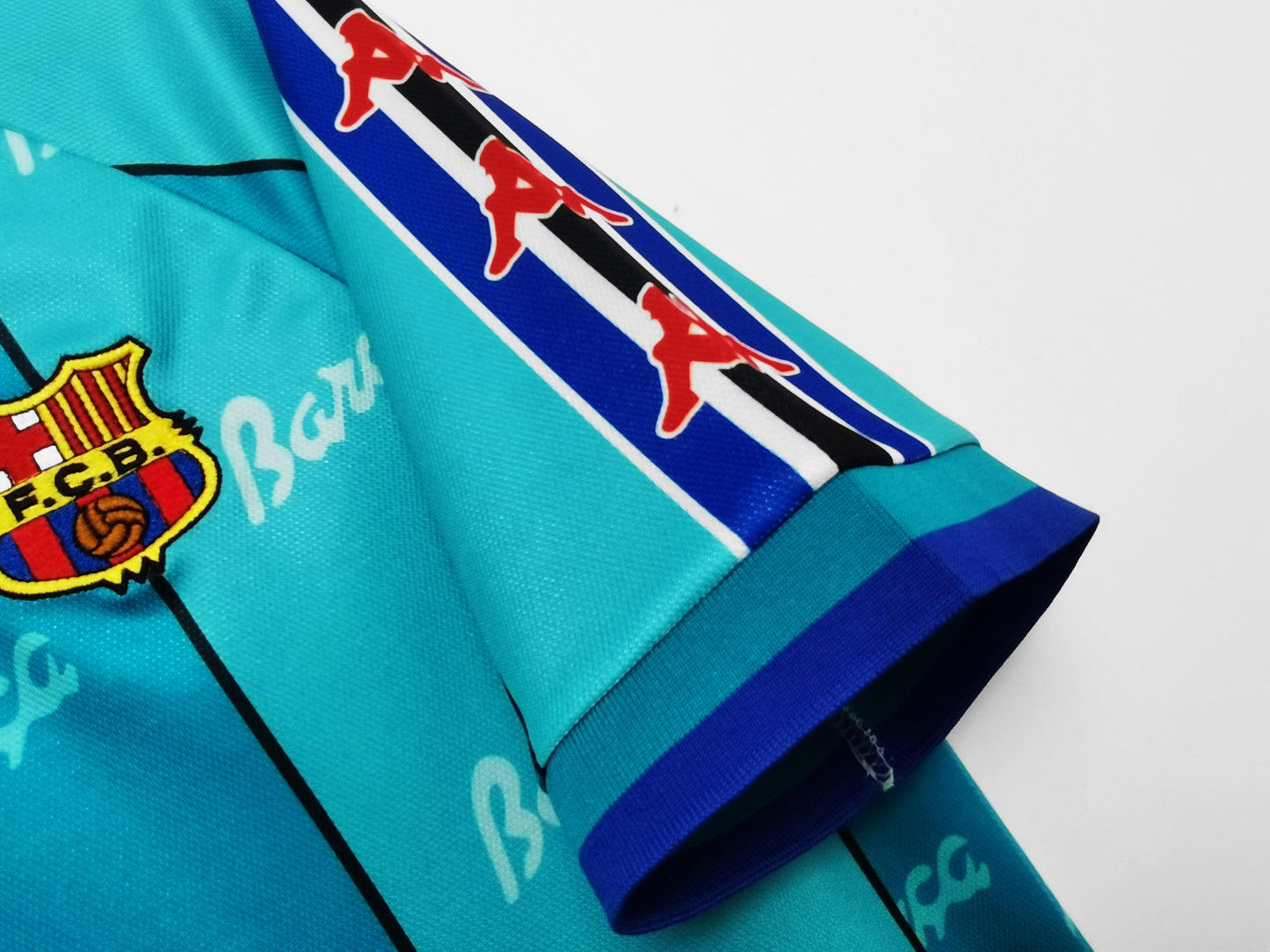 1996/97 season Barcelona away shirt retro soccer jersey