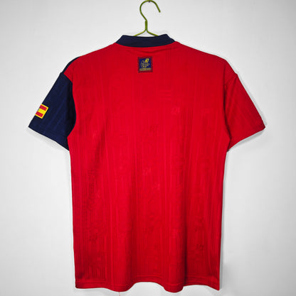 Retro 1996 Spanien Heimtrikot, Erwachsene, S-XXL