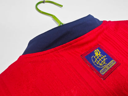 Retro 1996 Spanien Heimtrikot, Erwachsene, S-XXL