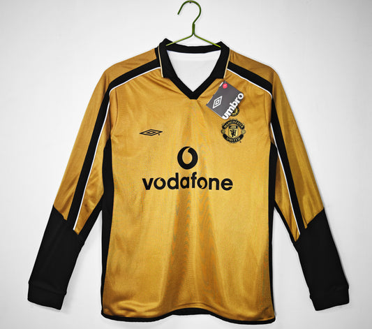 Retro 2001/02 Man United Centennial Model Trikot, doppelseitige Version