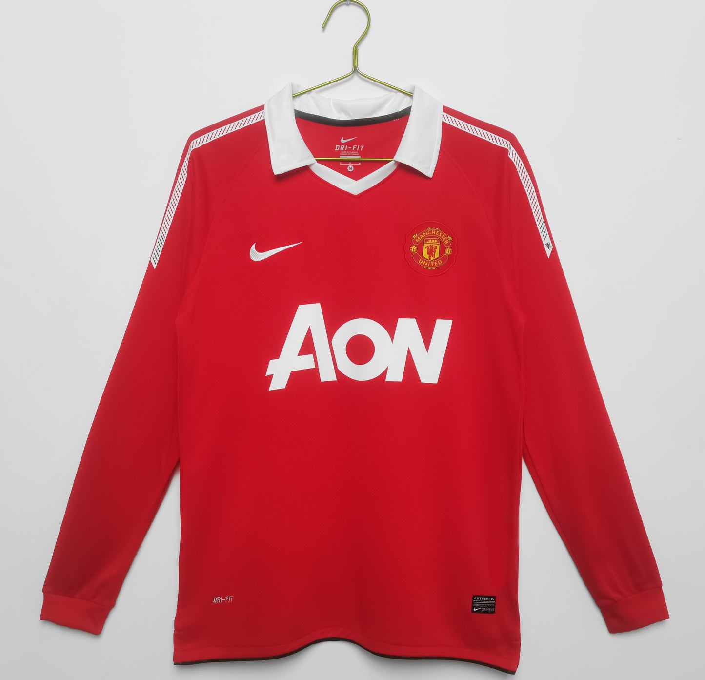Langärmliges Retro-Heimtrikot 2020/11 von Man United