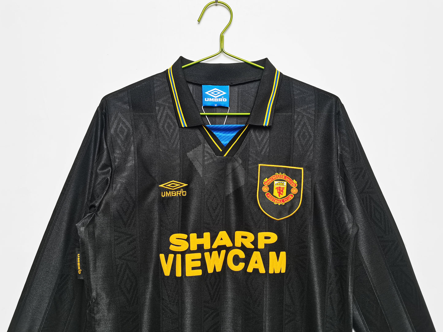 Retro 1993/94 Man United Long Sleeves Away Kit Adult