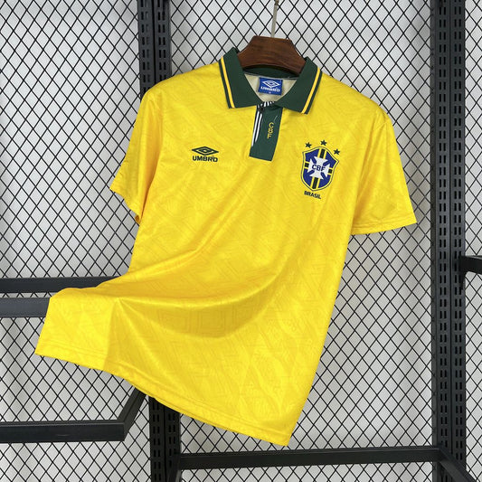 Retro 1991/93 Home Brazil Jersey