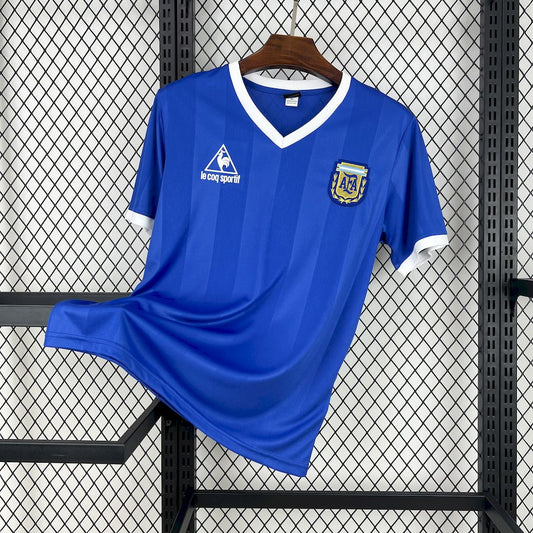 Retro 1986 Argentina Away Jersey