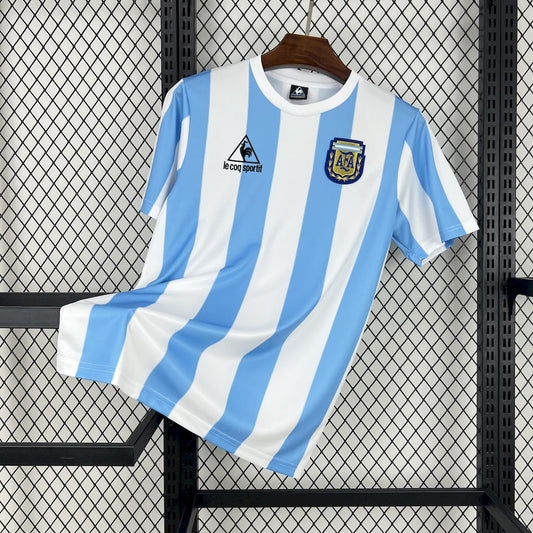 Retro 1986 Argentina Home Jersey