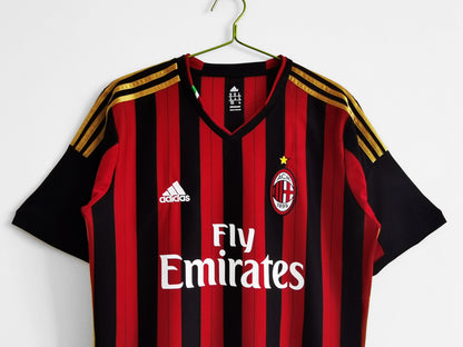 Retro 2013/14 AC Milan Home Kit BECKHAM #32