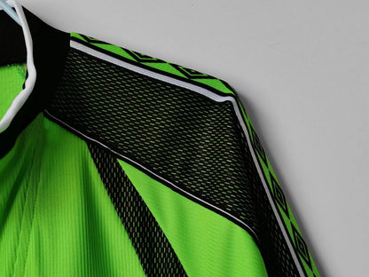 Retro 1998/99 Man United Goalkeeper Green Kit Adult