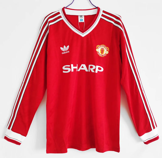 Retro 1986/88 Man United Home Kit Adult