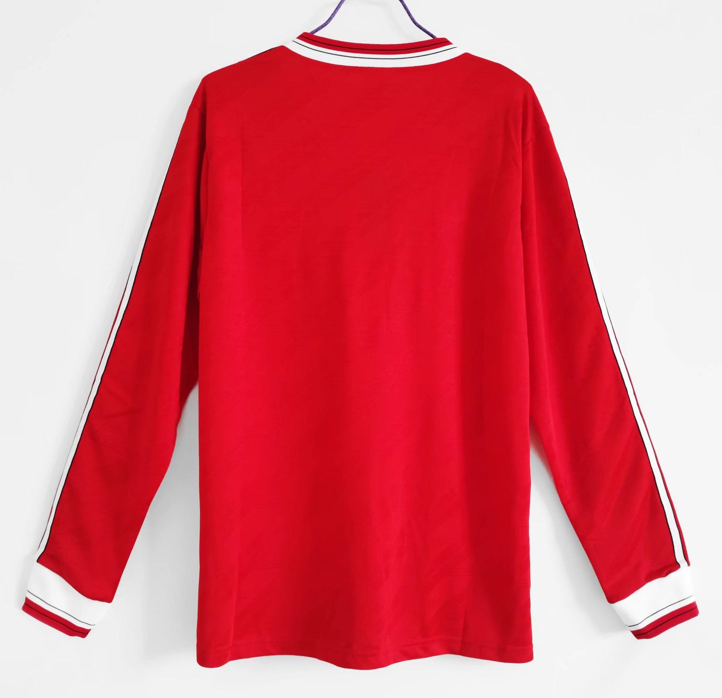 Retro 2007/08 Man United  Home Kit Long Sleeve Adult