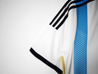 Retro 2014 Argentina Home Kit Soccer Jersey
