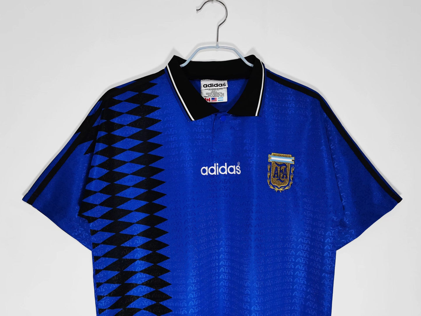 1994 Argentinien Auswärtstrikot Retro-Fußballtrikot