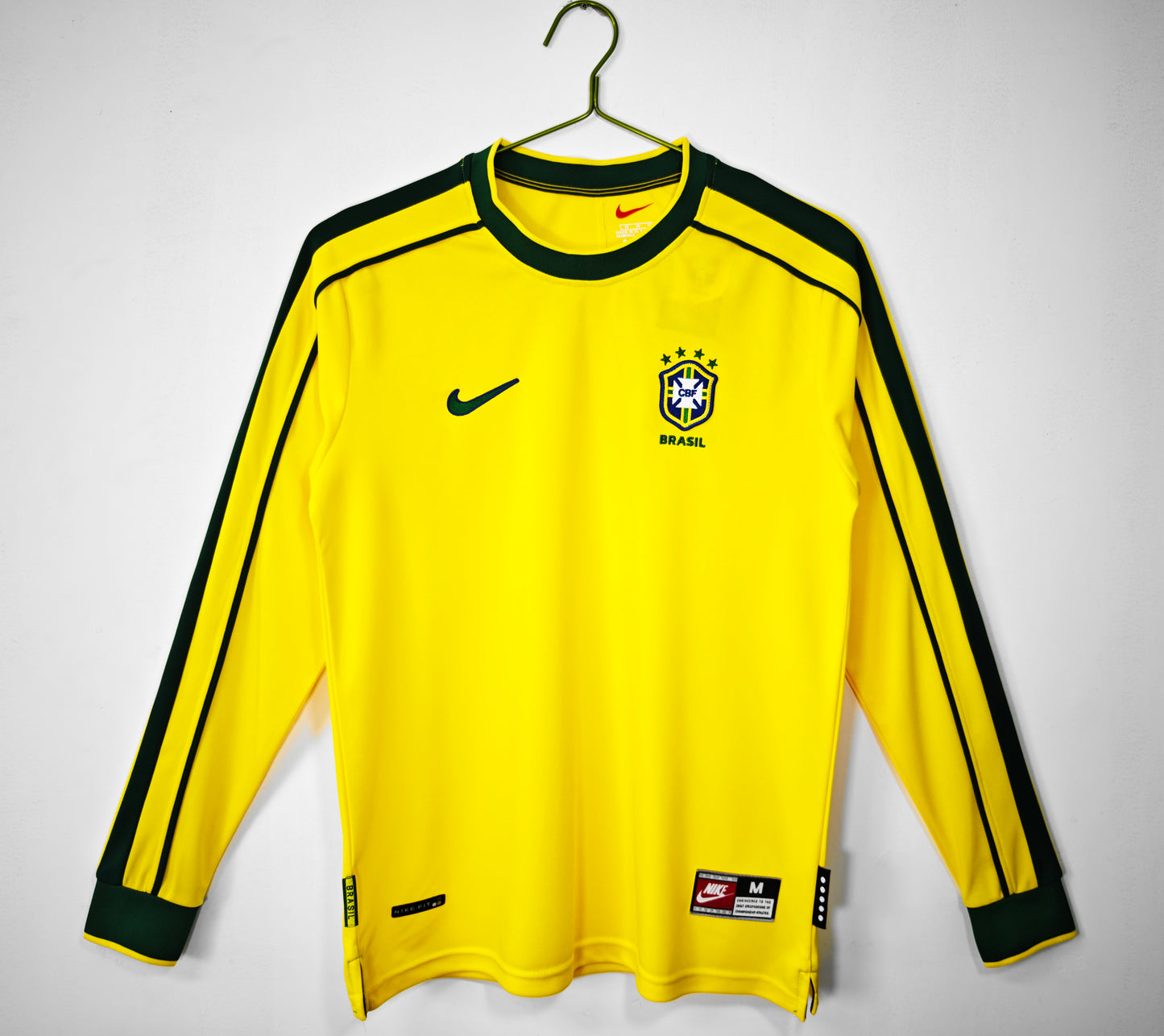 Retro 1998 Season Brazil Home Kit Adult