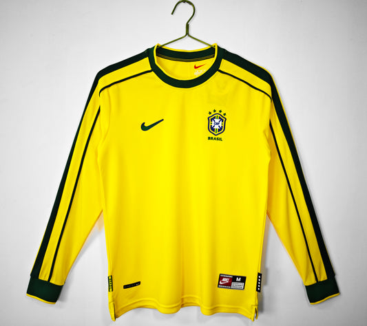Retro 1998 Season Brazil Home Kit Adult