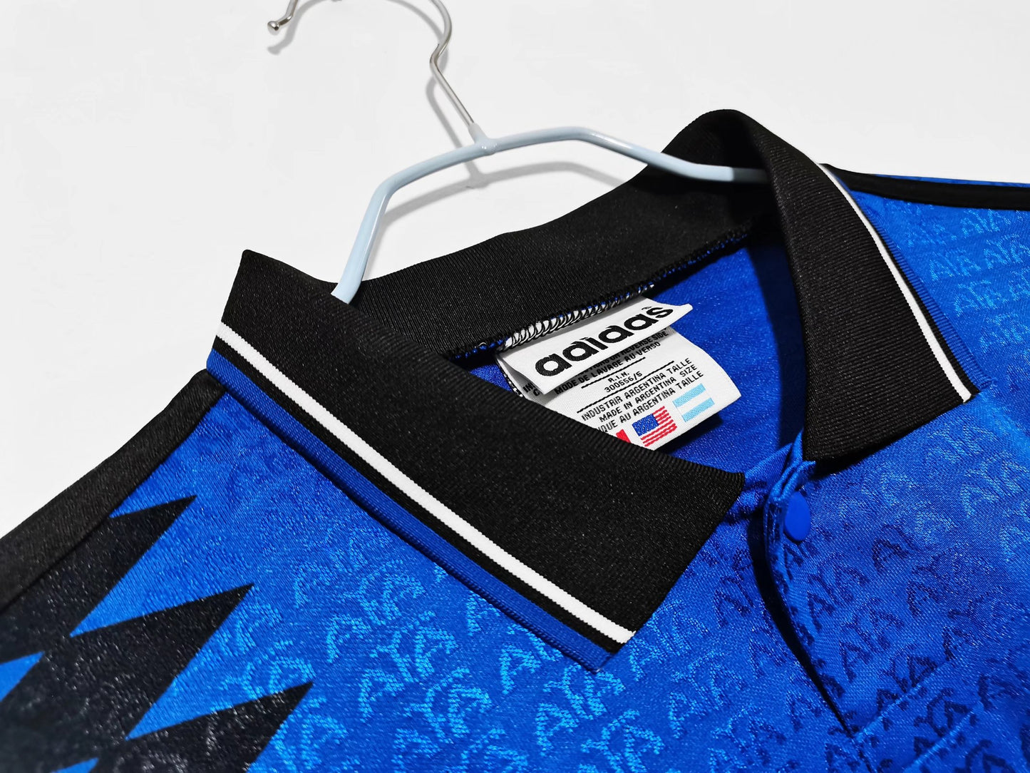 1994 Argentinien Auswärtstrikot Retro-Fußballtrikot
