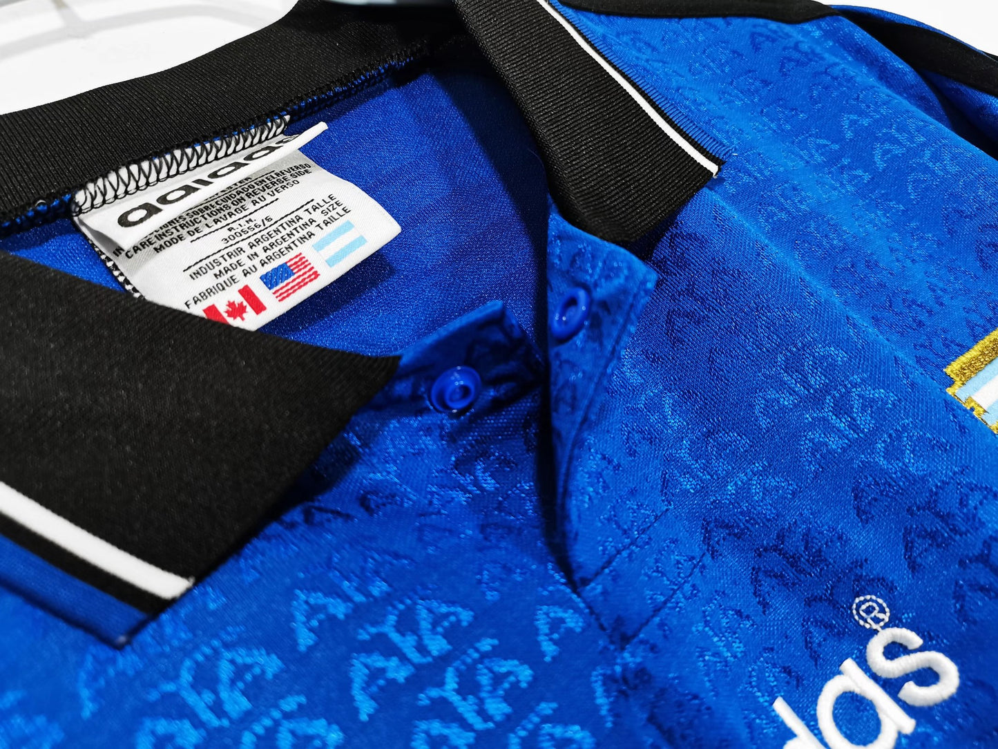 1994 Argentinien Auswärtstrikot Retro-Fußballtrikot